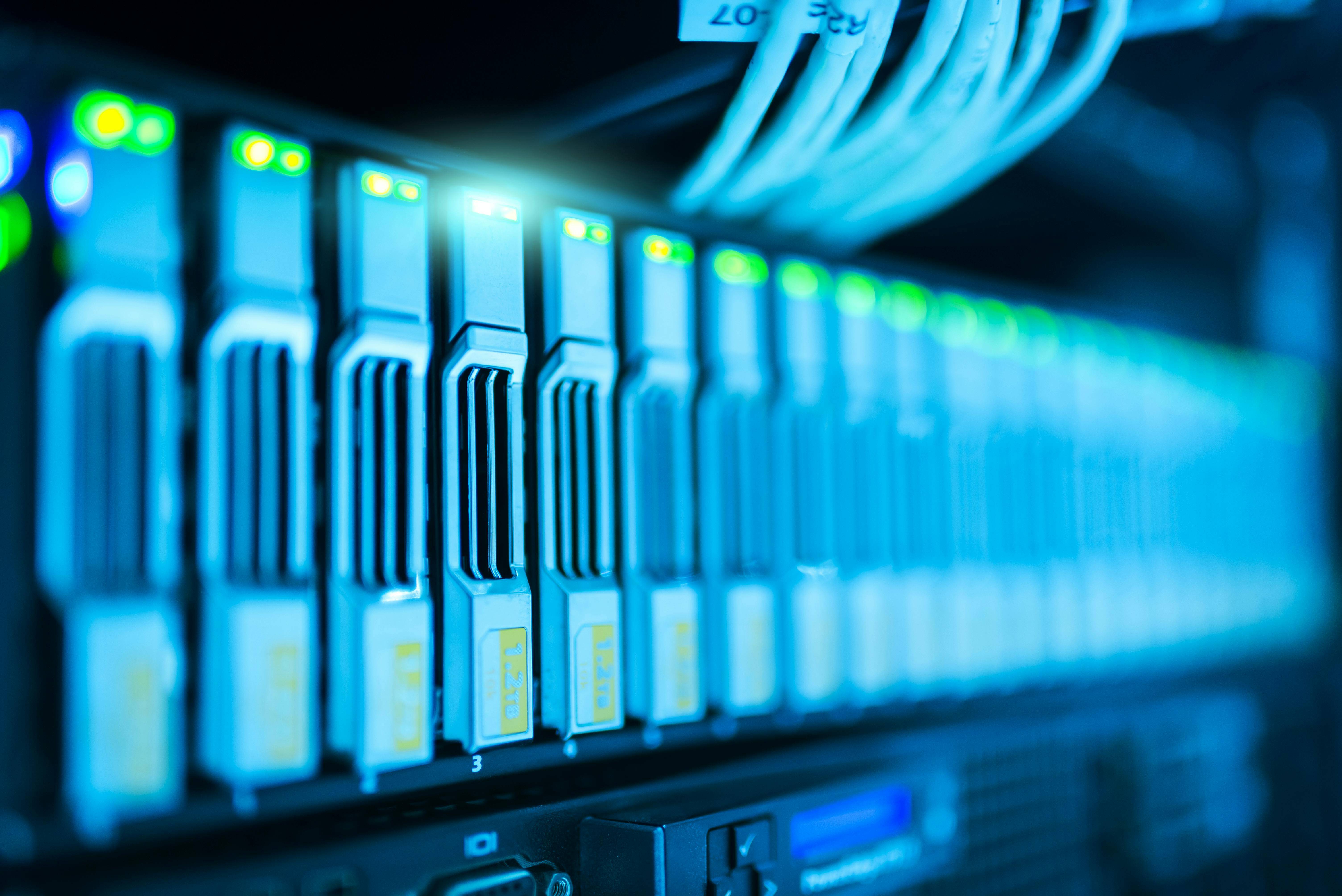 UCaaS and CCaaS integrations. High-tech computing equipment.