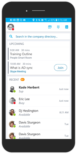 Skype for Business Mobile