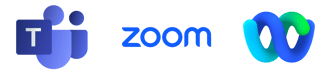 Teams-Zoom-Webex-Logo