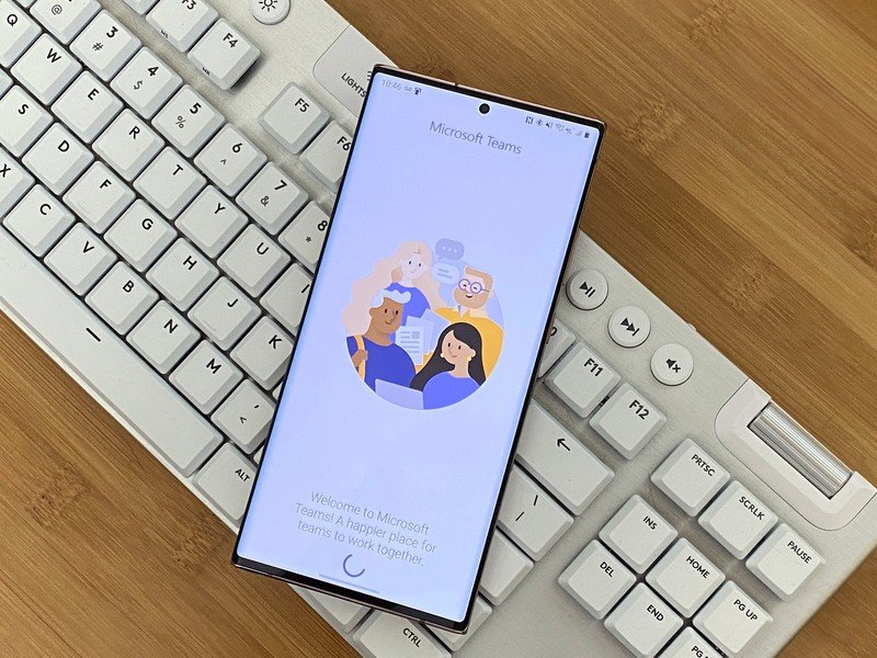 microsoft teams mobile app cell phone